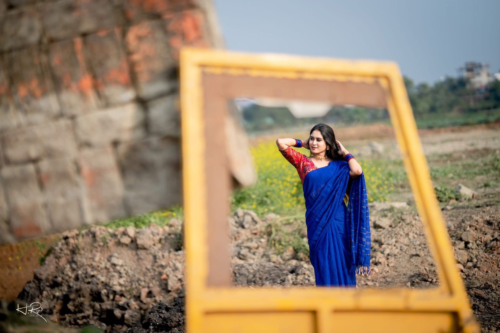 Picture of HalfSilk Jhum Saree