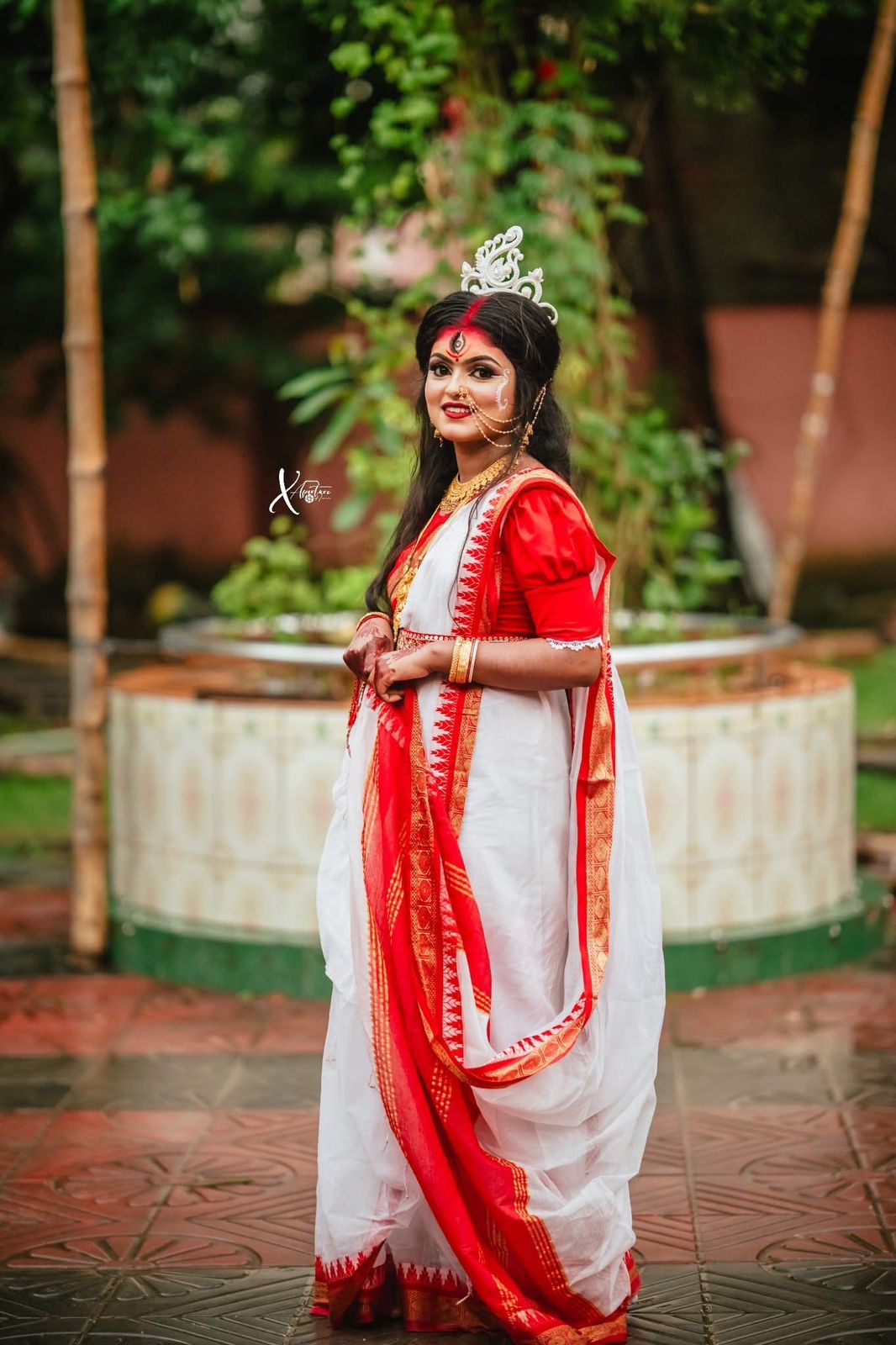 Picture of HalfSilk Madurai Saree