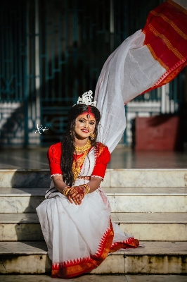 Picture of HalfSilk Madurai Saree