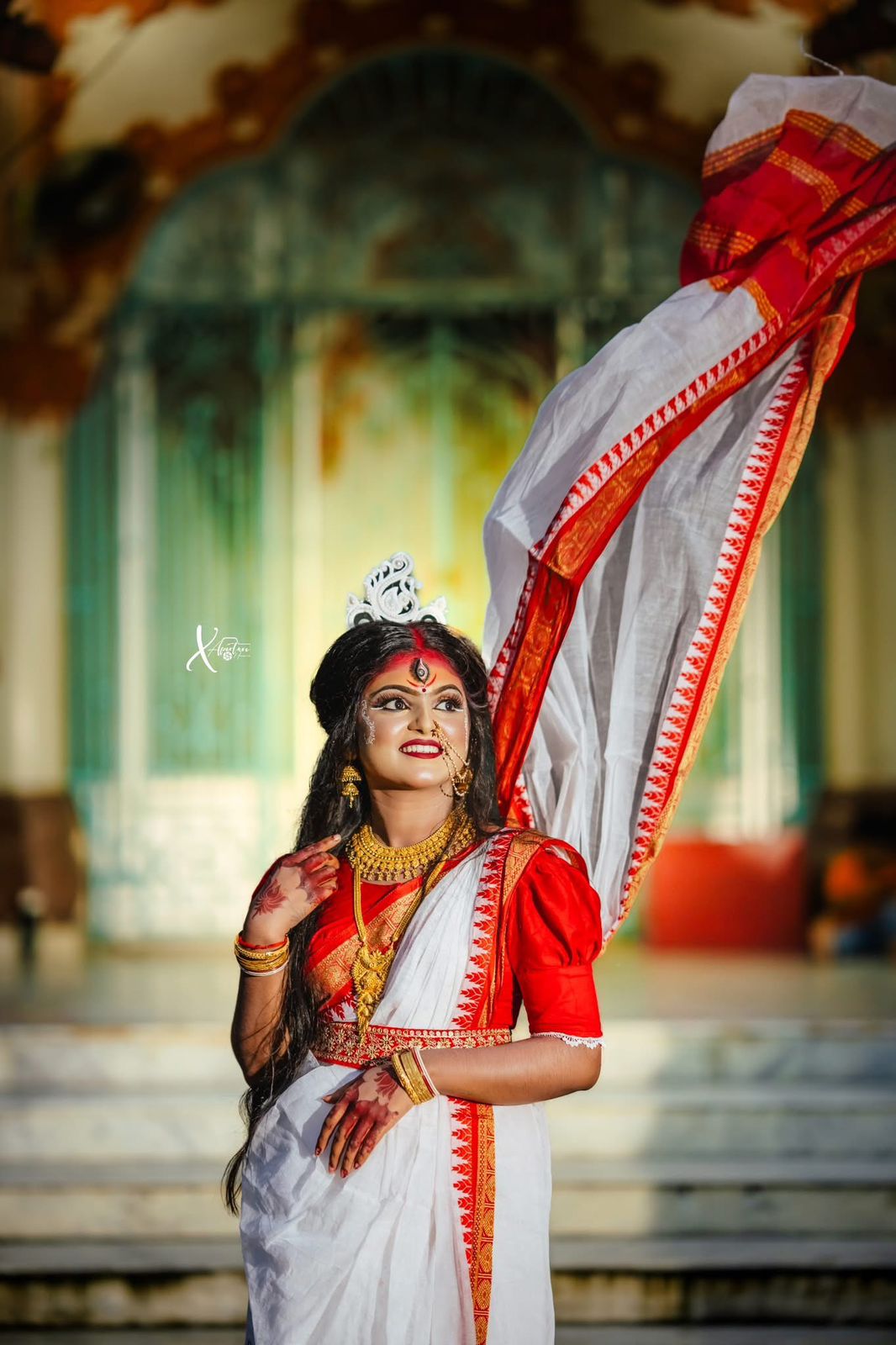 Picture of HalfSilk Madurai Saree