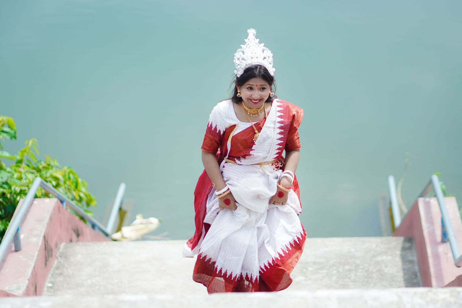 Picture of HalfSilk Madurai Saree