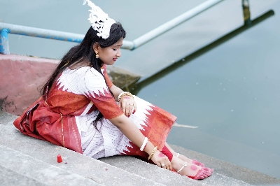 Picture of HalfSilk Madurai Saree