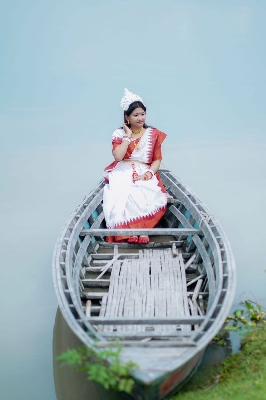 Picture of HalfSilk Madurai Saree