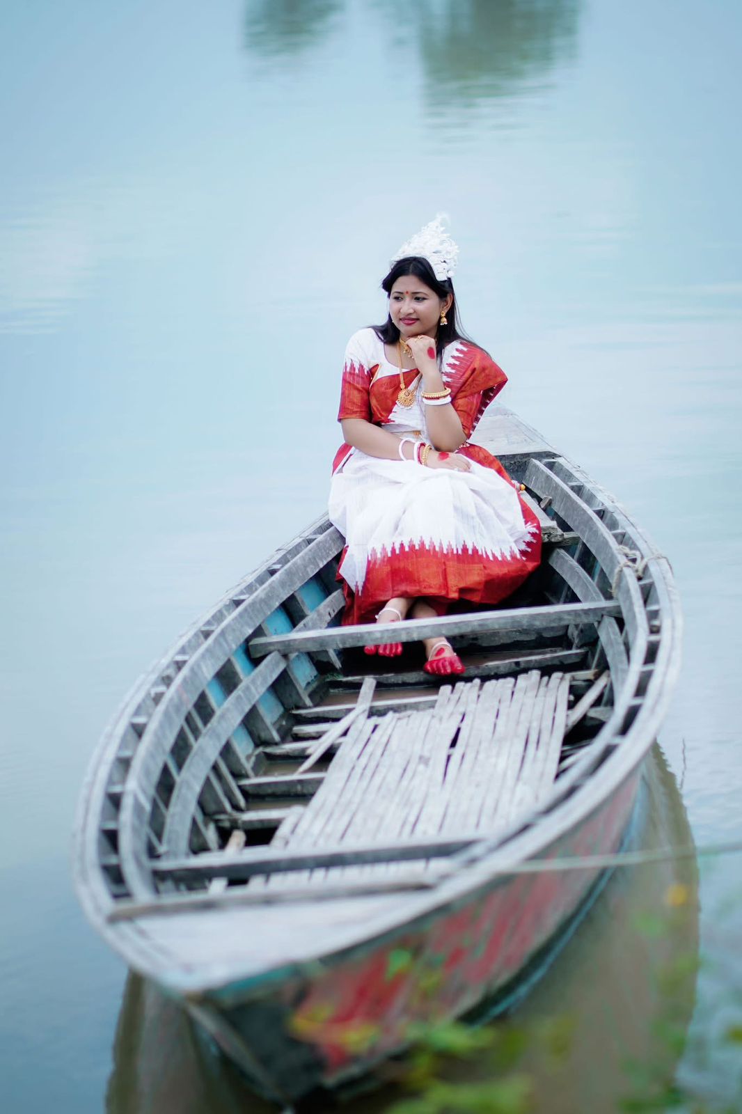 Picture of HalfSilk Madurai Saree