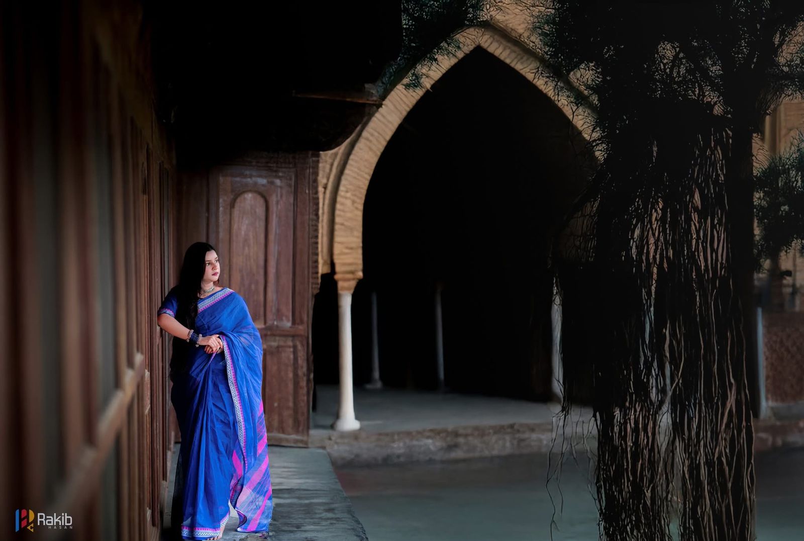 Picture of Half Silk Nakshi Pair Saree