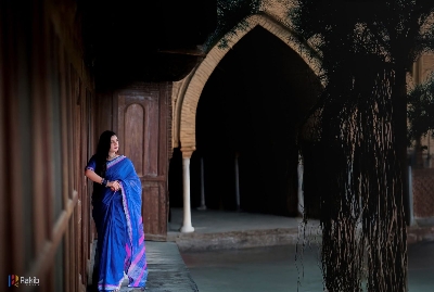 Picture of Half Silk Nakshi Pair Saree