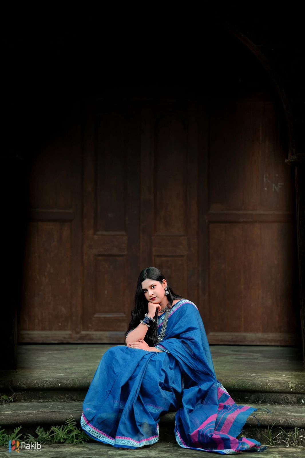 Picture of Half Silk Nakshi Pair Saree