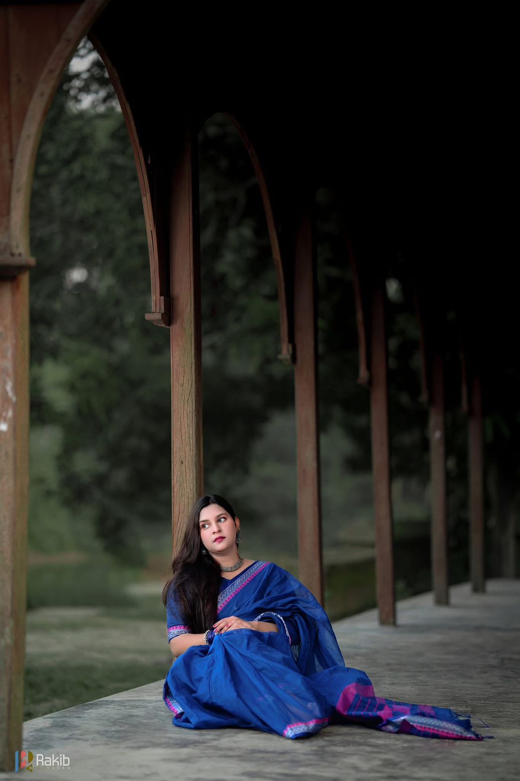 Picture of Half Silk Nakshi Pair Saree