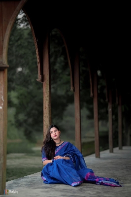 Picture of Half Silk Nakshi Pair Saree