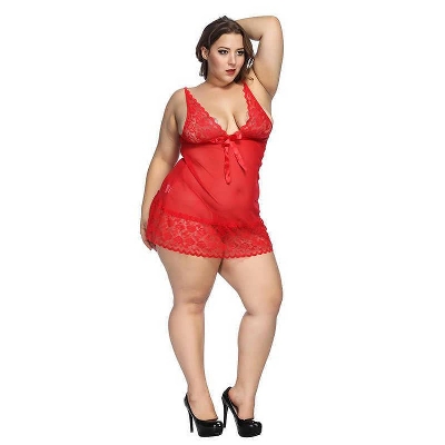 Picture of Sexy women and girls nightgown sleepwear night dress nightie babydoll chemise nightdress baby doll nighty sleep shirt ladies lingerie robe