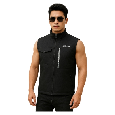 Picture of Shohure Double part air proof sleeveless jacket