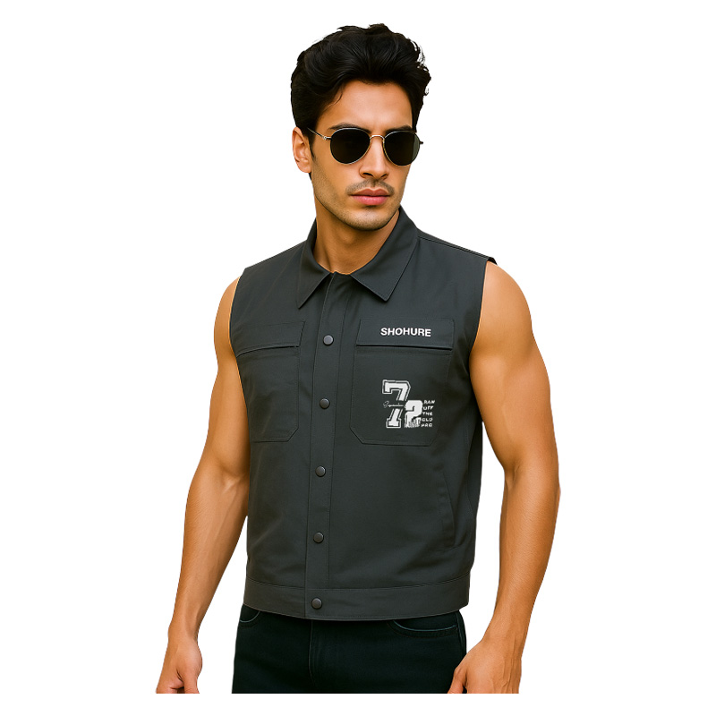 Picture of Shohure Double part air proof sleeveless jacket