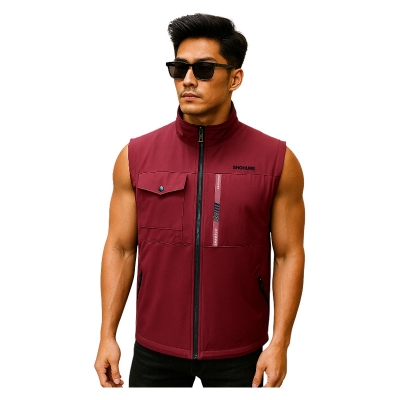 Picture of Shohure Double part air proof sleeveless jacket