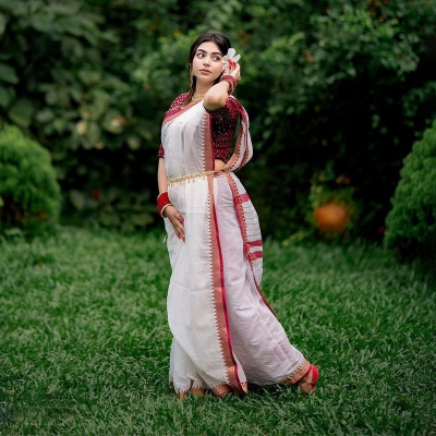 Picture of HalfSilk Nakshi Pair Saree