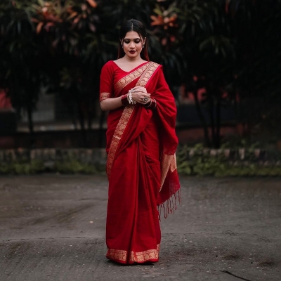 Picture of HalfSilk Nakshi Pair Saree