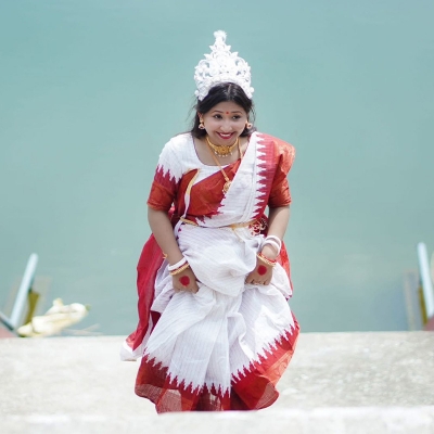 Picture of HalfSilk Madurai Saree