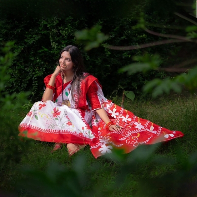 Picture of HalfSilk Saree