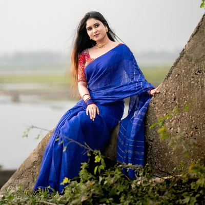 Picture of HalfSilk Jhum Saree