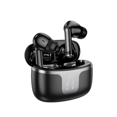 Picture of Hoco EQ10 Plus Harmony ANC + ENC TWS Earbuds | Bluetooth 5.4 | 13 mm Drivers | 7 H Playback (6 H ANC) | 300 mAh LED Display Case | Dual‑Device Pairing | Auto‑Pair | Touch Volume Slide | Type‑C Charge | IPX5