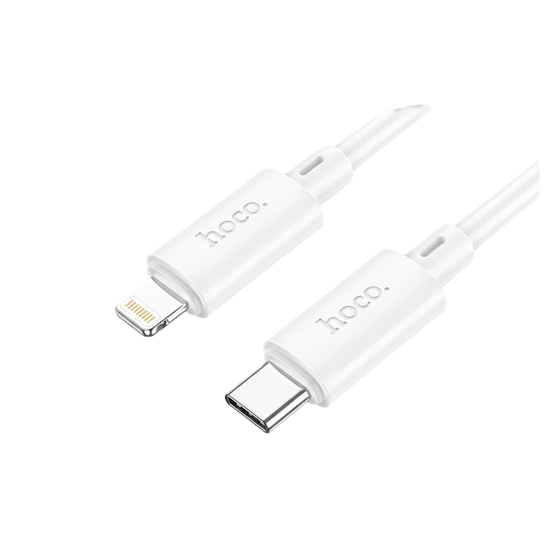 Picture of Hoco X88 Type‑C → Lightning Fast Charging Cable | PD 20 W | 1 m PVC‑Jacketed | 3 A High‑Speed & 480 Mbps Data | Durable Connectors | iPhone & iPad Compatible | Portable Black/White Options