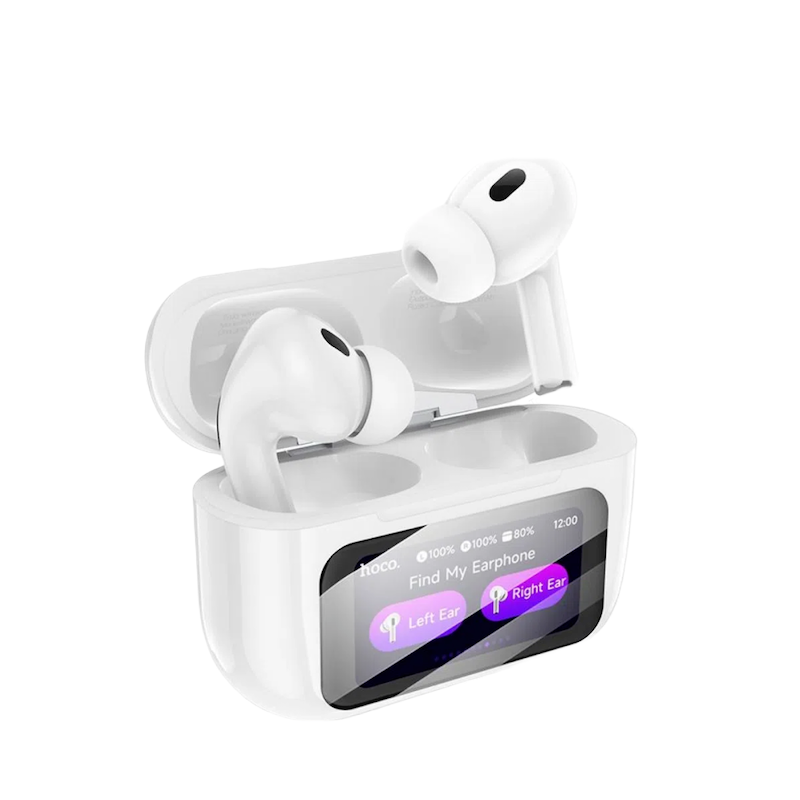 Picture of Hoco EW72 Lite | Bluetooth 5.4 TWS | Touch‑screen LCD Case | ANC & Transparency Mode | 13 mm Driver, 24h Playback, IPX6 Water‑Resistant Headset