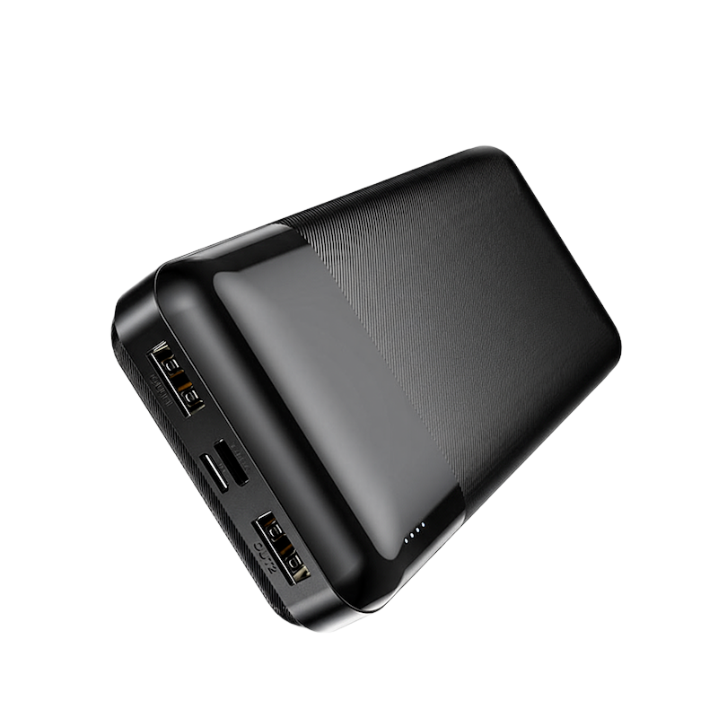 Picture of HOCO | J72A Easy Travel 20000mAh Power Bank | Dual USB 5V/2A Output | Type-C & Micro-USB Input | LED Battery Indicator | ABS+PC Shell 145×68×28mm | For Android & iPhone