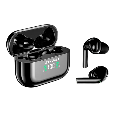 Picture of Awei | T29P TWS Wireless Earbuds | Bluetooth 5.3 | 6mm Driver | LED Digital Display Case | Low-Latency Game/Music Mode | IPX6 Water Resistant | USB-C | Up to 6h Play (≈25h with Case) | For Android & iPhone.