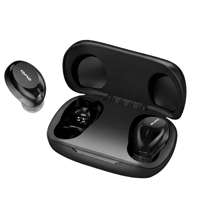 Picture of Awei | T20 TWS Wireless Earbuds | Bluetooth 5.0 | Touch Control | 5h Music / 6h Talk | 400mAh Charging Case | IPX4 | For Android & iPhone.