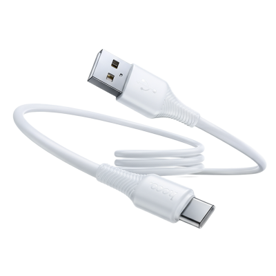 Picture of HOCO | X120 PVC Type-C Data Cable | USB-A to Type-C | 3A Fast Charging | 480 Mbps Data Sync | 1m Length, 25g | Reinforced Joints, OD 3.8 mm | For Android Phones, Tabs & Type-C Devices