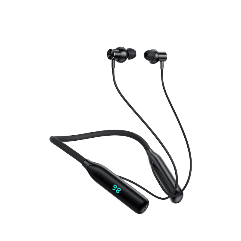 Picture of ACEFAST | N4 Neckband Wireless Earphones | Bluetooth 5.3 | 130h Music / 100h Talk (800mAh) | LED Digital Display | TF Card Playback | USB-C Fast Charge | IPX4 | Magnetic Buds | For Android & iPhone