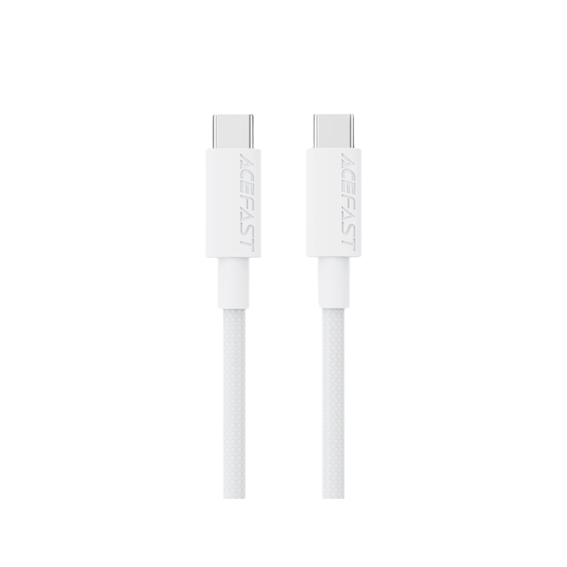 Picture of ACEFAST | C18-03 | 60W USB-C to USB-C Cable | 1.2m Nylon Braided | PD 20V/3A Fast Charging | USB 2.0 Data Sync | TPE Connectors | Type-C to Type-C for Android, iPhone 15, iPad, Laptop
