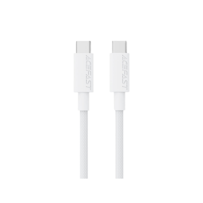 Picture of ACEFAST | C18-03 | 60W USB-C to USB-C Cable | 1.2m Nylon Braided | PD 20V/3A Fast Charging | USB 2.0 Data Sync | TPE Connectors | Type-C to Type-C for Android, iPhone 15, iPad, Laptop