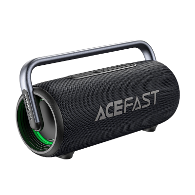 Picture of ACEFAST | K2 Pro | 120W Peak Portable Bluetooth 5.3 Speaker | 4 Drivers (2×3″ + 2×1.5″) + 2 Passive Radiators | 9600mAh ≈10H | IPX5 | TWS Stereo, DSP, RGB Lights | AUX/USB Playback | USB-C Charging | Outdoor Party Speaker