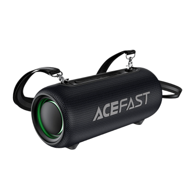 Picture of ACEFAST | K2 Air | 40W Peak Portable Bluetooth 5.3 Speaker | 2×2.75″ Drivers | 4400mAh ≈10H | IPX5 | TWS Stereo Pairing | DSP | RGB Lights | USB-A MP3 (32GB) | USB-C Charging | Shoulder Strap