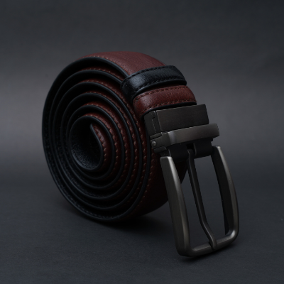 Picture of ZAYS Reversible Men’s Leather Belt – Premium Full-Grain Cowhide, Handcrafted in Bangladesh, Adjustable Waist, Rust-Free Buckle, Ideal for Office Wear, Jeans, Traditional Attire, Business Travel, Events & Everyday Use, Comes with Elegant Presentation Box
