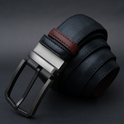 Picture of ZAYS Reversible Men’s Leather Belt – Premium Full-Grain Cowhide, Handcrafted in Bangladesh, Adjustable Waist, Rust-Free Buckle, Ideal for Office Wear, Jeans, Traditional Attire, Business Travel, Events & Everyday Use, Comes with Elegant Presentation Box