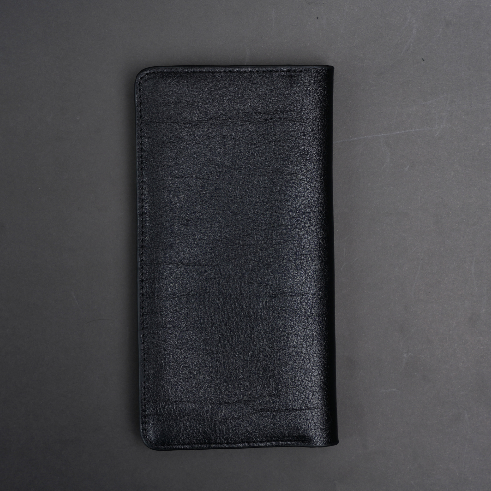 Picture of Zays Premium Genuine Leather Long Wallet for Men & Women | Elegant Design, Spacious Card & Mobile Slots | Durable Full-Grain Leather Chocolate