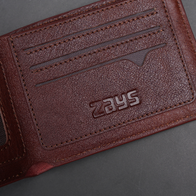 Picture of ZAYS Premium Handcrafted Leather Bifold Wallet for Men & Women | Slim, Stylish & Durable Short Wallet | Genuine Eco-Friendly Cowhide | 4 Card Slots, 2 Cash Compartments, ID Slot | Gift-Ready Box | Best Leather Wallet in Bangladesh