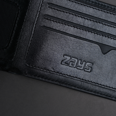 Picture of ZAYS Premium Handcrafted Leather Bifold Wallet for Men & Women | Slim, Stylish & Durable Short Wallet | Genuine Eco-Friendly Cowhide | 4 Card Slots, 2 Cash Compartments, ID Slot | Gift-Ready Box | Best Leather Wallet in Bangladesh