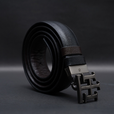 Picture of ZAYS Reversible Men’s Leather Belt – Premium Full-Grain Cowhide, Handcrafted in Bangladesh, Adjustable Waist, Rust-Free Buckle, Ideal for Office Wear, Jeans, Traditional Attire, Business Travel, Events & Everyday Use, Comes with Elegant Presentation Box