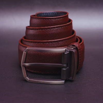 Picture of ZAYS Reversible Men’s Leather Belt – Premium Full-Grain Cowhide, Handcrafted in Bangladesh, Adjustable Waist, Rust-Free Buckle, Ideal for Office Wear, Jeans, Traditional Attire, Business Travel, Events & Everyday Use, Comes with Elegant Presentation Box