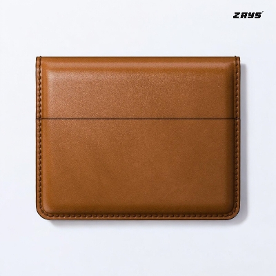 Picture of Zays Premium Leather Super Slim Card Holder Mini Wallet Handcrafted Durable Stylish Compact Wallet for Men And Women | Credit And Debit Card Holder Slim Wallet for Travel And Everyday Use (Brown)