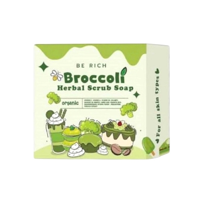 Picture of Broccoli Herbal Scrub Soap - (Thailand)