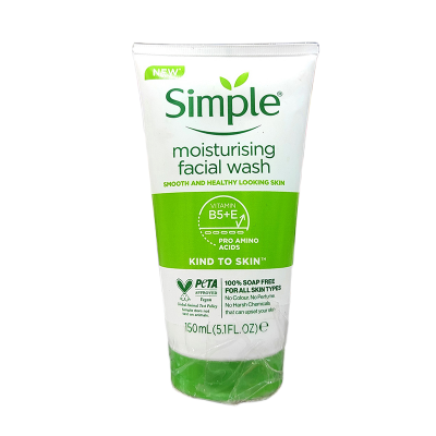 Picture of Simple Moisturising Facial Wash - 150ml (UK)