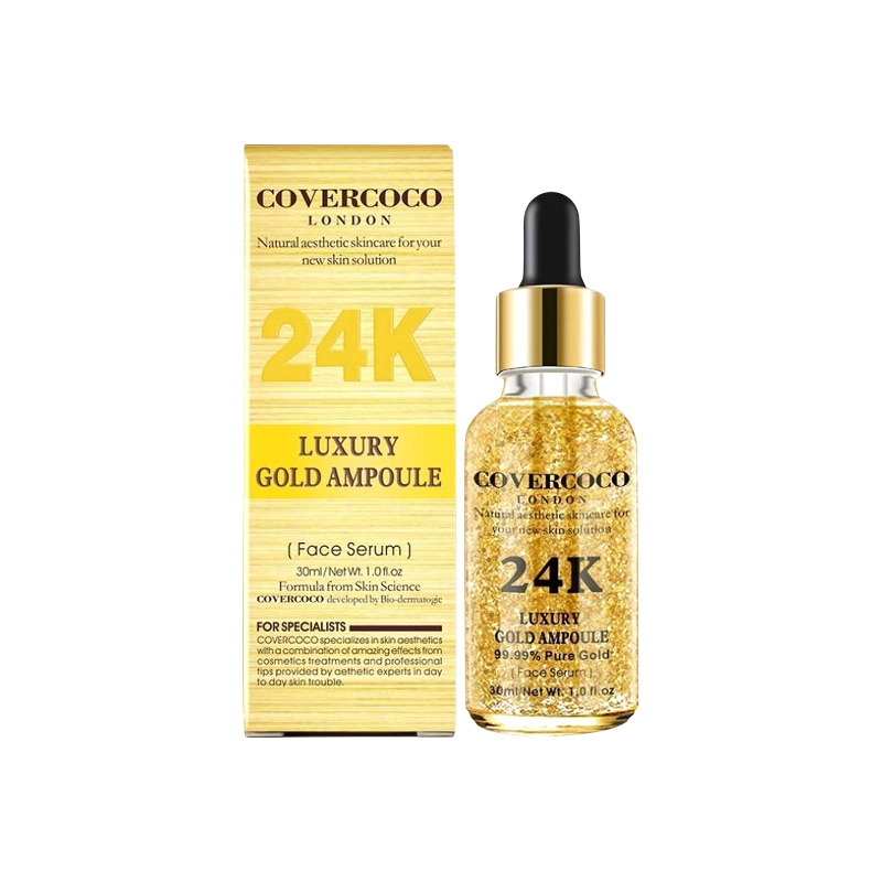 Picture of 24K Gold Luxury Covercoco Essence Liquid Moisturizing Anti Aging Serum Nicotinamide Brightening Serum - 30ml
No Ratings