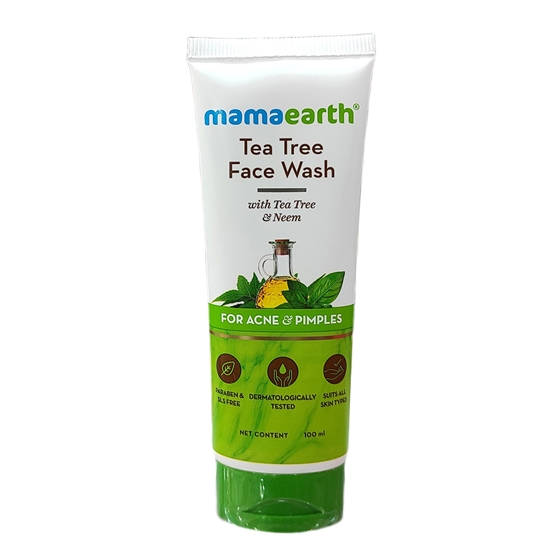 Picture of Mamaearth Tea Tree Oil Free Face Wash - 100ml (India)
