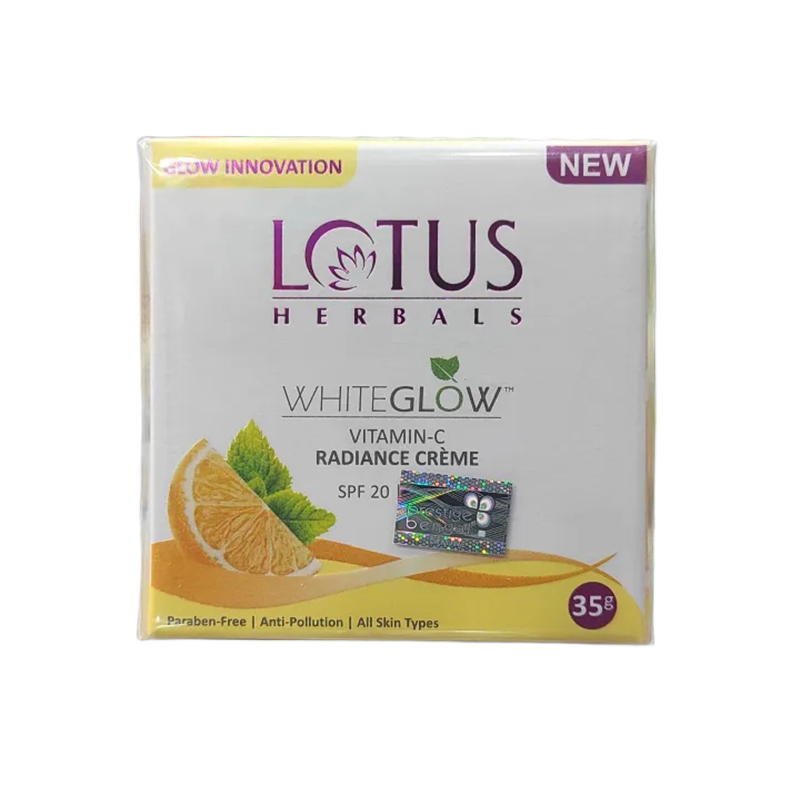 Picture of LOTUS HERBALS White Glow Vitamin-C Radiance Cream SPF 20 - 35g (India)