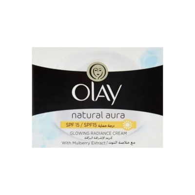 Picture of Olay Natural Aura Glowing Radiance Cream SPF15 with Mulberry Extract - 50gm (Thailand)