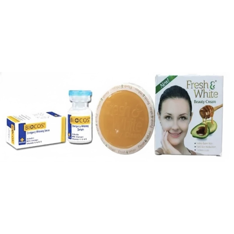 Picture of Biocos Emergency Serum and Fresh & White Cream Combo