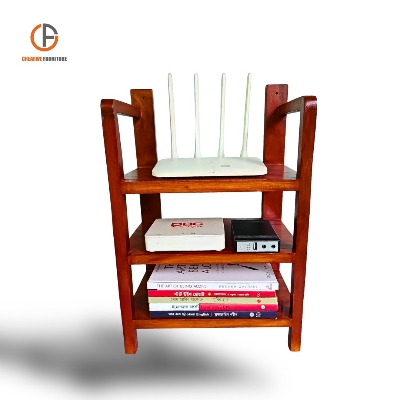 #CreativeFurniture #WallMountedStand #RouterStand #MiniUPSStand #ONUHolder #WoodenOrganizer #HomeOfficeSetup #SpaceSavingDesign #BangladeshMade #3LayerStand